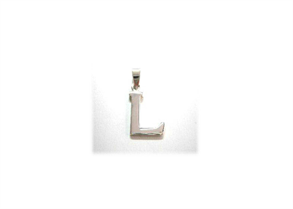 Rhodium Plated | Alphabet Pendants